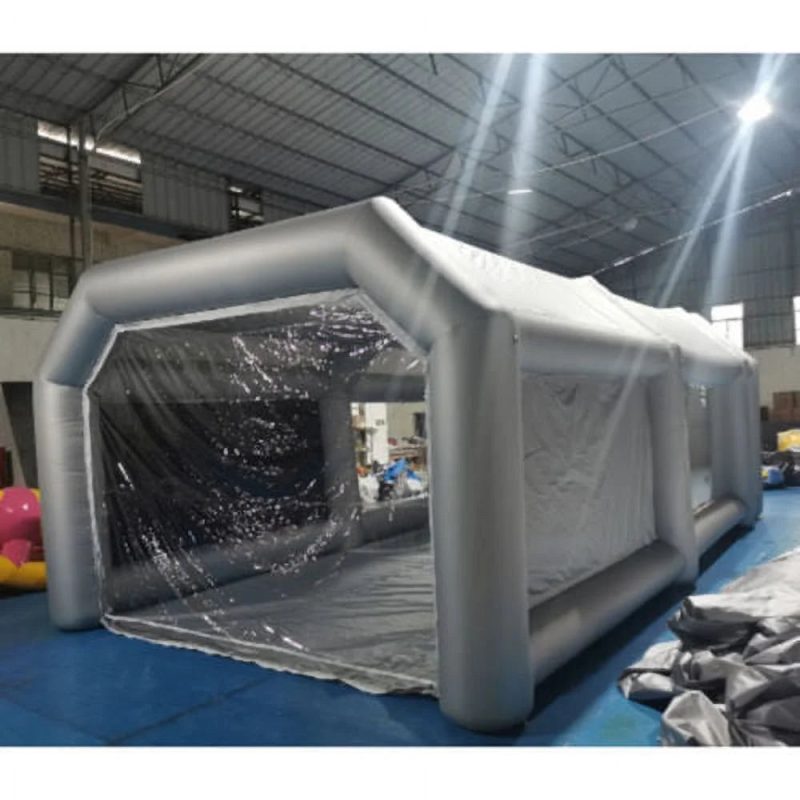 Inflatable Paint Spray Booth Car Painting Work Tent Filter System 26*15*10Ft - Image 13