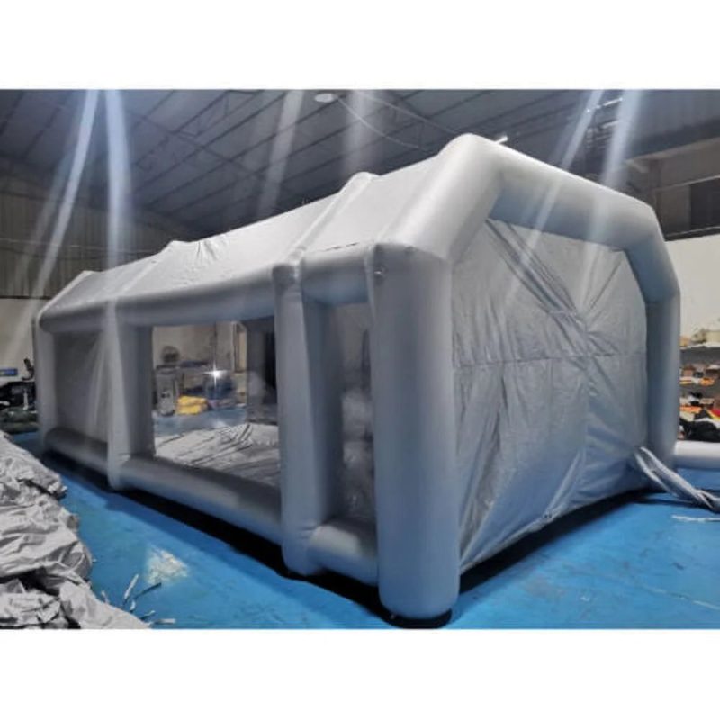 Inflatable Paint Spray Booth Car Painting Work Tent Filter System 26*15*10Ft - Image 7