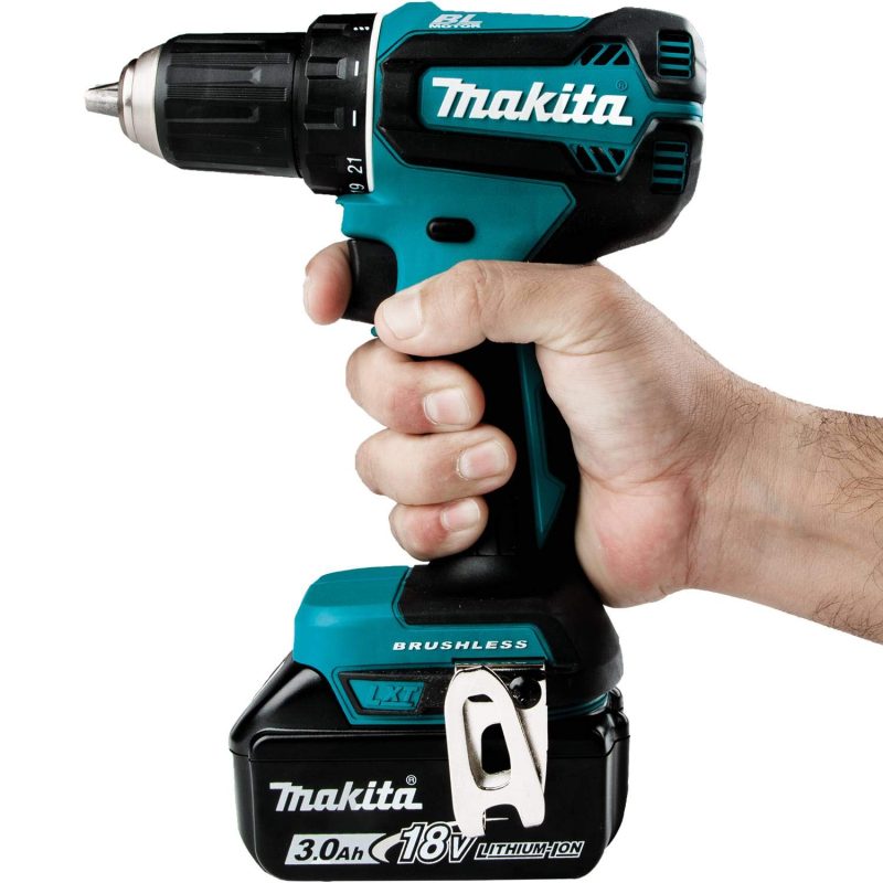 Makita XFD131 18V LXTu00ae Lithium-Ion Brushless Cordless 1/2" Driver-Drill Kit (3.0Ah) - Image 3