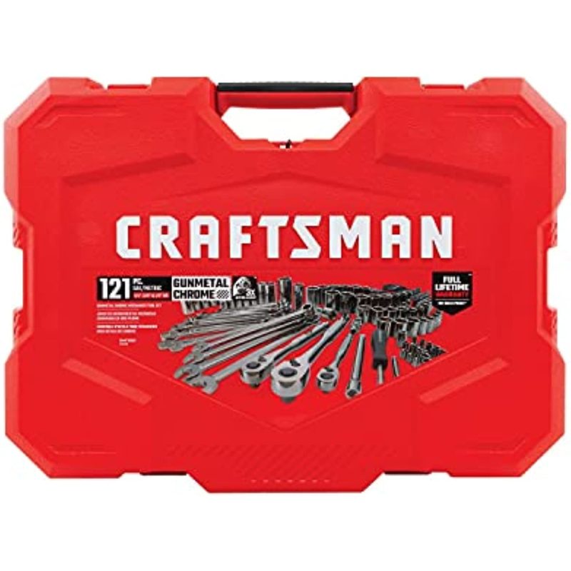 Craftsman 121 Piece SAE and Metric Chrome Mechanic Tool Set - Image 6