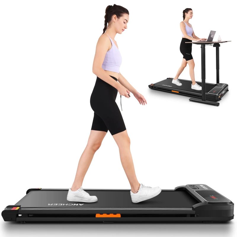 ANCHEER Walking Pad Treadmill&Under Desk Treadmill for Home&Office, Speed Range 0.6~3.8mph, 240 lbs Weight Capacity - Image 2