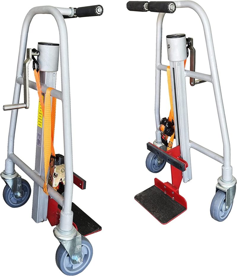 Manual Furniture Mover (Set of 2), 1100 lb. Cap, Aluminum, 12" Lift Height, Machinery Mover