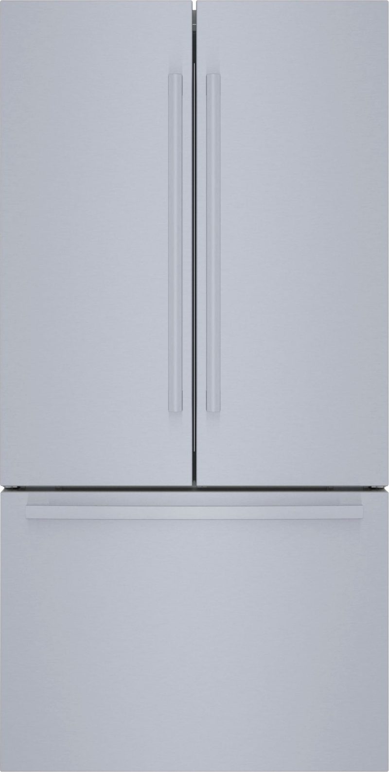 Bosch - 800 Series 21 Cu. Ft. French Door Counter-Depth Smart Refrigerator - Stainless steel