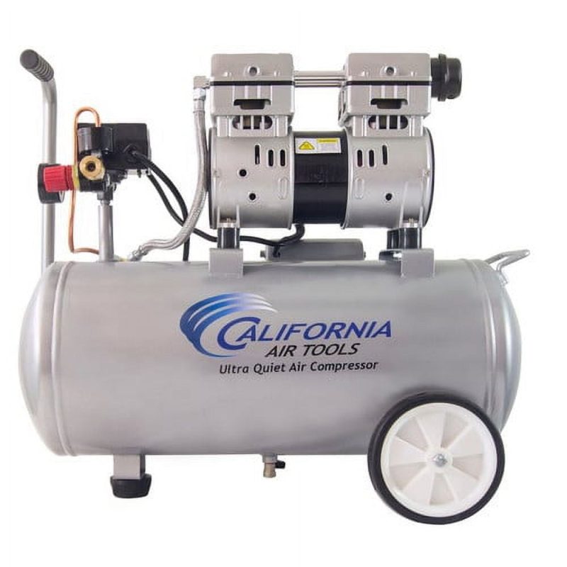 California Air Tools 8010 Ultra Quiet & Oil-Free 1.0 Hp, 8.0 Gal. Steel Tank Air Compressor - Image 2