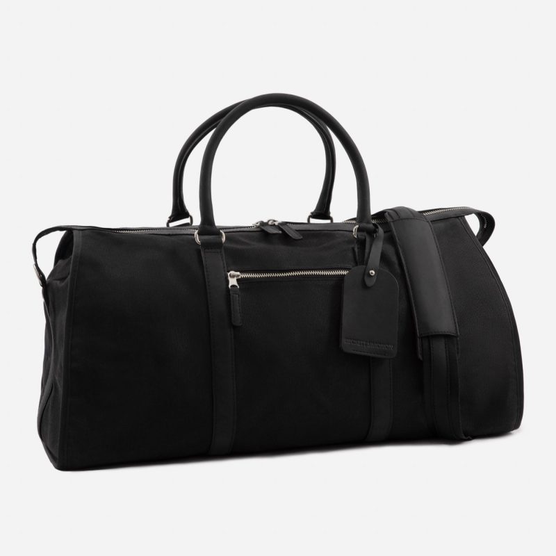 Davis Weekender Bag - Waxed Canvas and Pull-Up Leather - Men's - Image 3