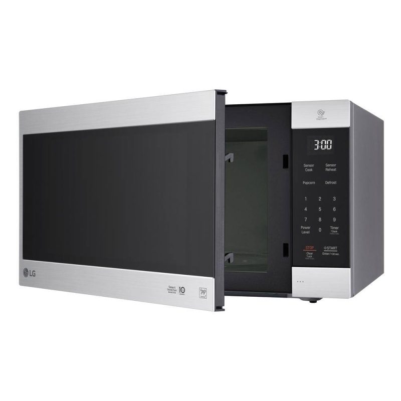 LG Electronics LMC2075ST NeoChef 24 in. Width 2.0 cu.ft. Stainless Steel 1200-Watt Countertop Microwave - Image 4