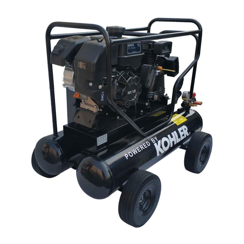 HPDAVV Gas Driven Piston Air Compressor 6.5HP - One Stage - Fit For KOHLER RH65 Engine - 20Gal Tank - 17cfm - Max 120psi Portable Compressed System - Image 8