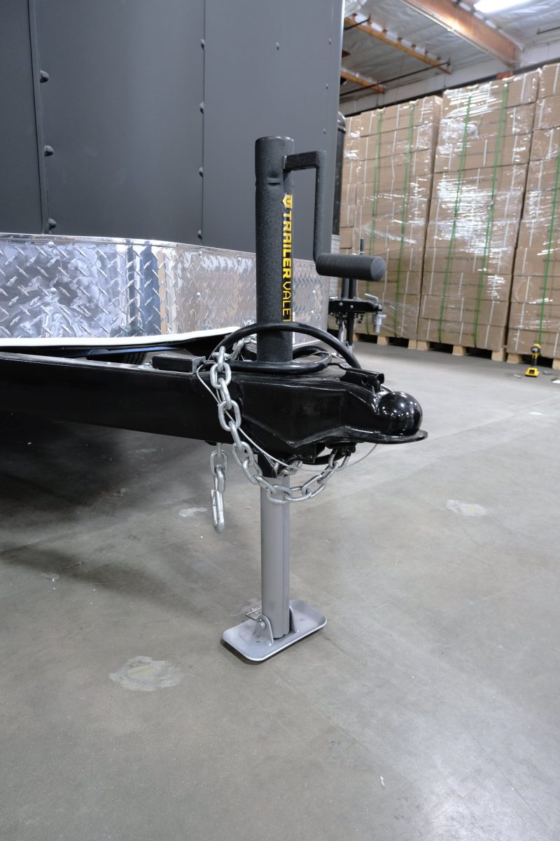 Trailer Valet TVJX2-C Center Mount Tongue Jack - 2K Capacity, Drill-Powered (20-24V) with Included Drill Attachment (TVDA), Hand Crank & Foot Plate - Quick & Efficient Operation - Image 3