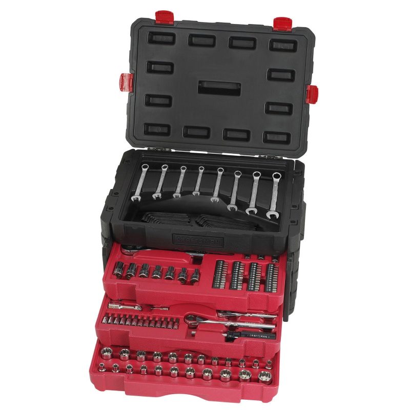 Craftsman Mechanics Tool Set 320 Piece Metric Drive Storage Case 9-99030 - Image 3