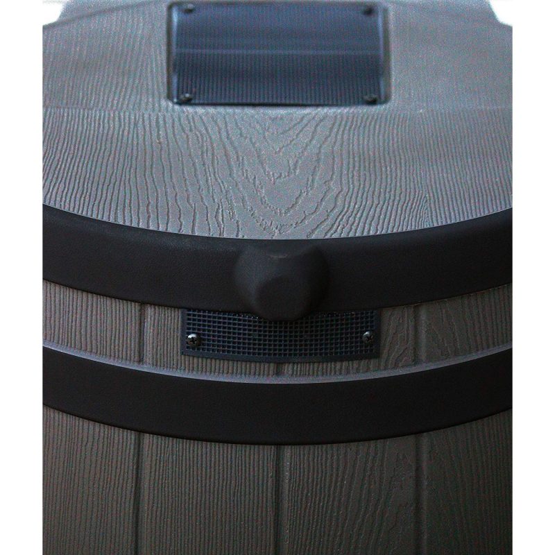 Good Ideas Rain Wizard 50 Gallon Plastic Rain Barrel Water Collector, Oak💝 Last Day For Clearance - Image 3