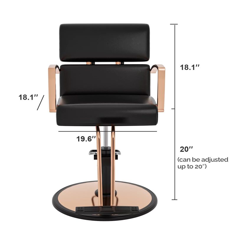 OmySalon Salon Chair Heavy Duty for Stylist, Barber Chair 360 Degree Swivel, Hydraulic Pump for Hair Cutting, Beauty Spa Styling Hairdressing Tattoo Equipment - Image 8