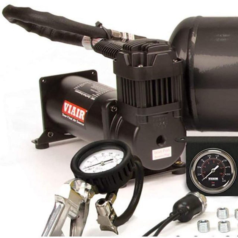 VIAIR 20020 Dual 444C 200 PSI OBA On Board Air Compressor System, Stealth Black - Image 5