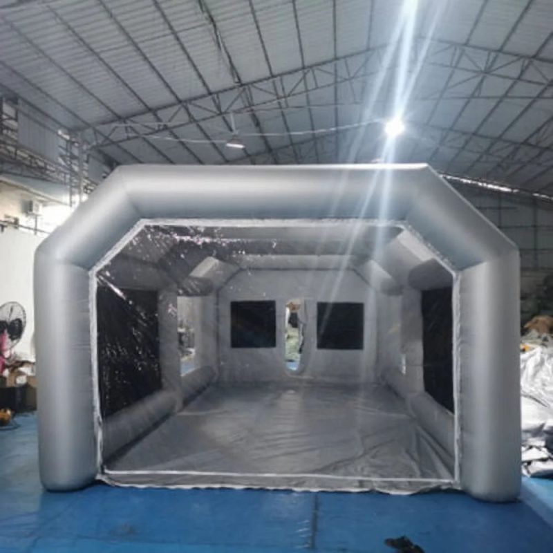 Inflatable Paint Spray Booth Car Painting Work Tent Filter System 26*15*10Ft - Image 6