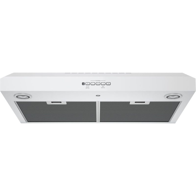 GE - 30" Convertible Range Hood - White on white - Image 5