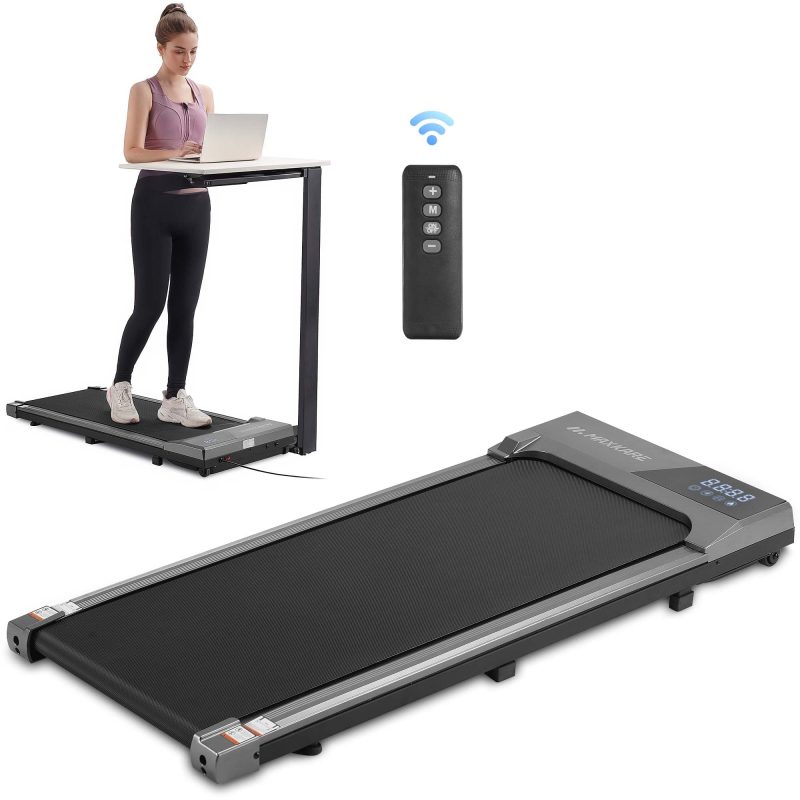 MaxKare Walking Pad Under Desk Treadmill with Remote Control 2.25HP 0.6-3.8MPH for Home Office, 265lbs Weight Capacity