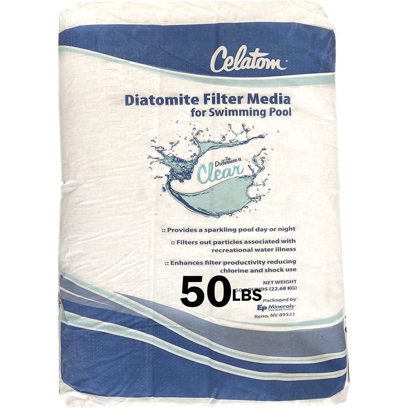 Celatom Diatomaceous Earth DE Pool Filter Aid – Swimming Pool & Spa Filtration 50lb - Image 2