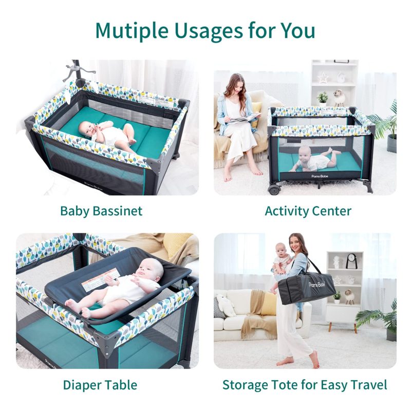 Portable Playard Comfortable Mattress Changing - Image 3