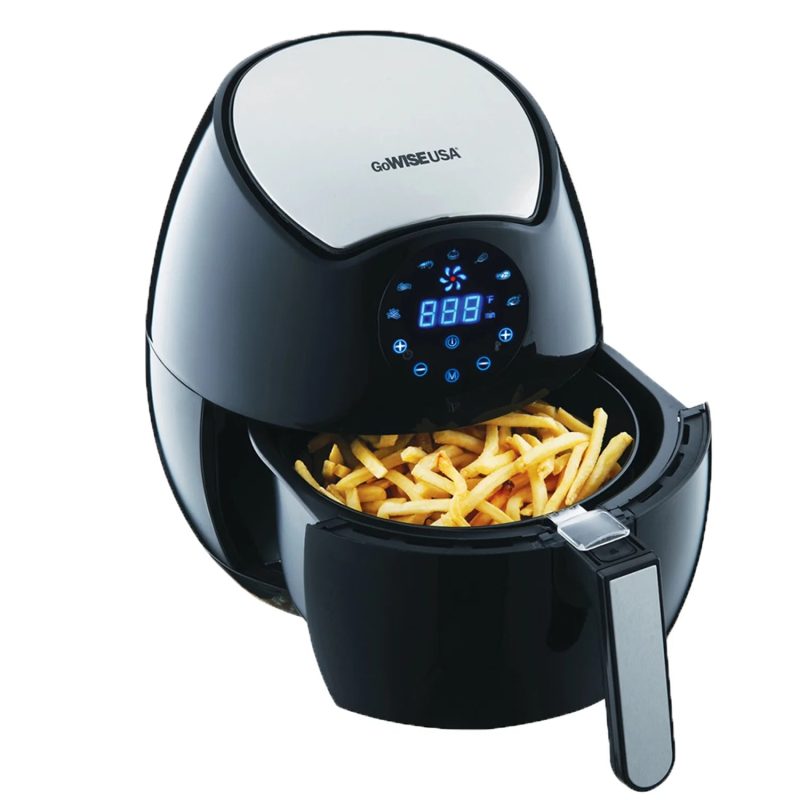 GoWISE USA GW22621 4th Generation Electric Air Fryer, Black, 3.7 QT, 1400W NEW - Image 3