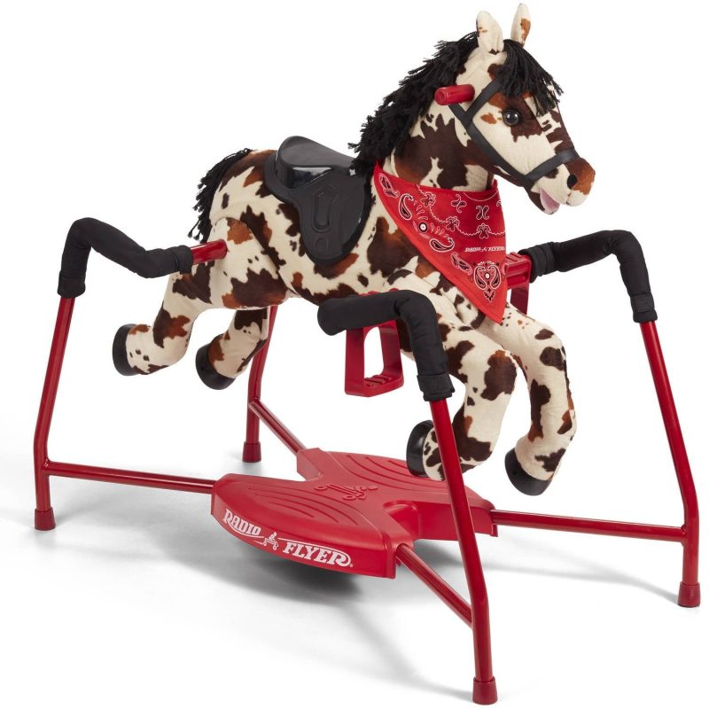 Radio Flyer, Freckles Interactive Spring Horse, Ride-on with Sounds