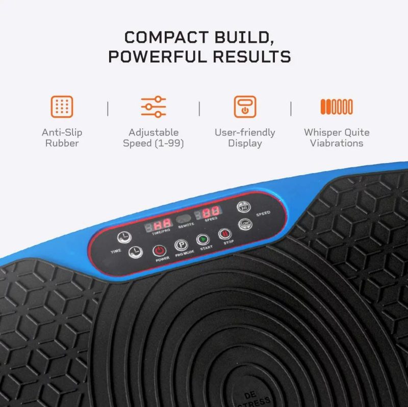 LifePro Waver Mini Vibration Plate - Whole Body Vibration Platform Exercise Machine - Home & Travel Workout Equipment for Weight Loss, Toning & Wellness - Max User Weight 260lbs - Image 3