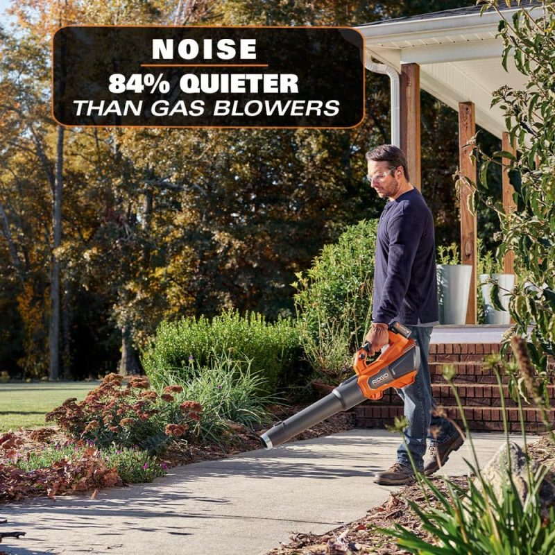 18V Brushless 130 MPH 510 CFM Cordless Battery Leaf Blower (Tool Only) R01601B - Image 5