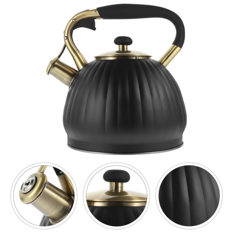 Elegant and Modern Quality Stainless Steel Teakettle for Discerning Tea Connoisseurs - Durable Japanese Soda Kettle with a Sleek Touch of Nostalgia - Classic and Reliable Choice for Lover - Image 7