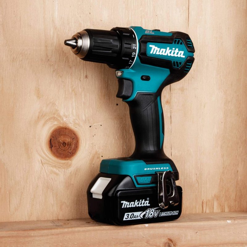 Makita XFD131 18V LXTu00ae Lithium-Ion Brushless Cordless 1/2" Driver-Drill Kit (3.0Ah) - Image 5