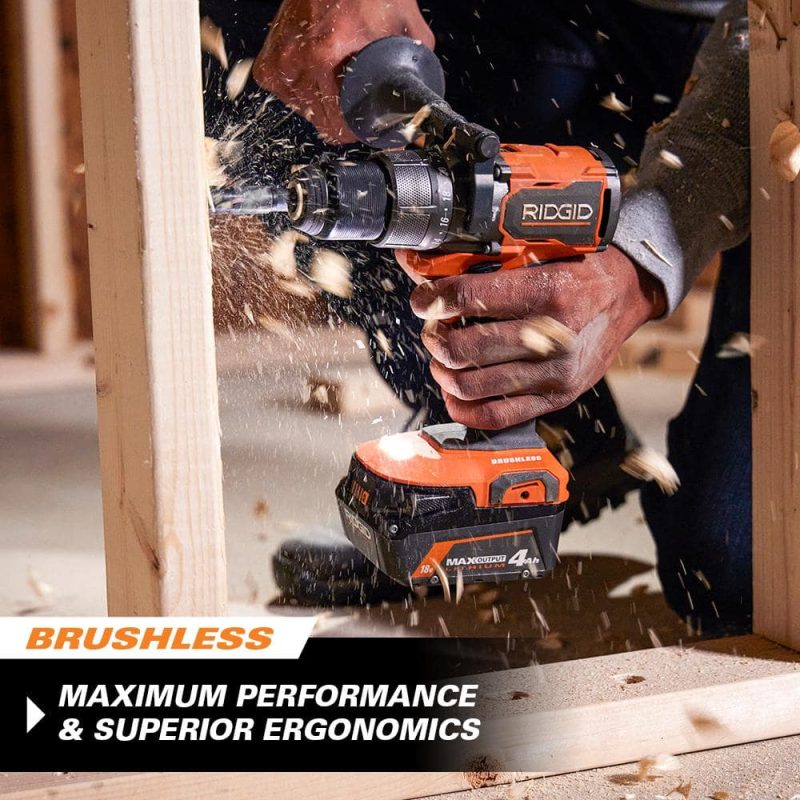 18V Brushless Cordless 1/2 in. Hammer Drill/Driver (Tool Only) R86115B - Image 5