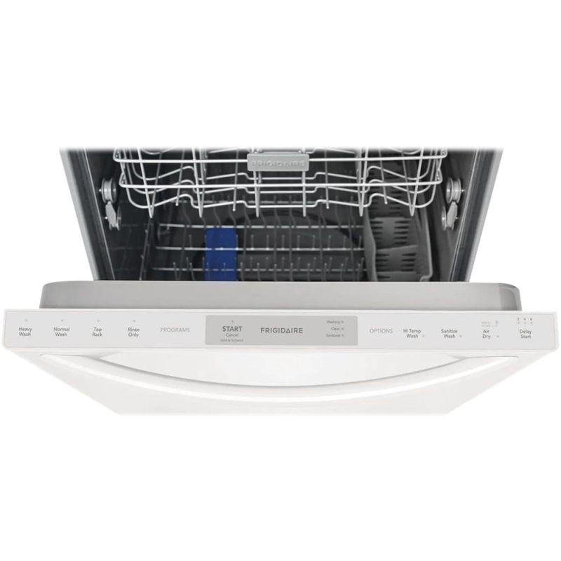 Frigidaire - 24" Compact Top Control Built-In Dishwasher with 54 dBa - White - Image 7