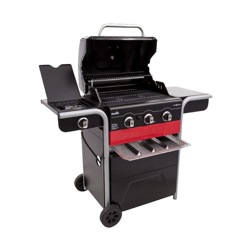 Char-Broil - Gas2Coal Hybrid Grill - Black/Red - Image 3