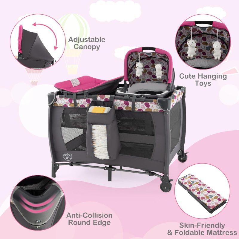 Portable Changing Bassinet Activity Baby - Image 8