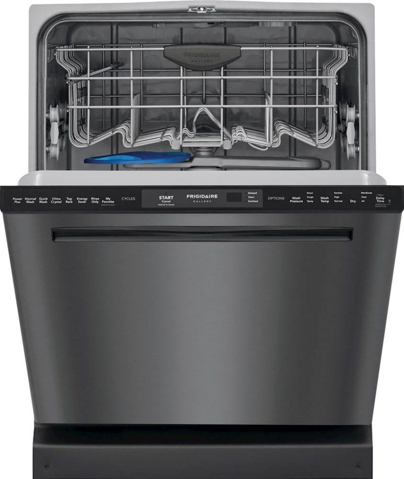 Frigidaire - Gallery 24" Top Control Tall Tub Built-In Dishwasher - Black stainless steel - Image 9