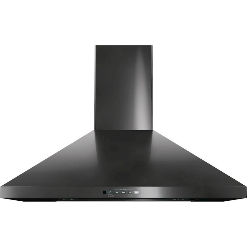 GE - 30" Convertible Range Hood - Black stainless steel - Image 7