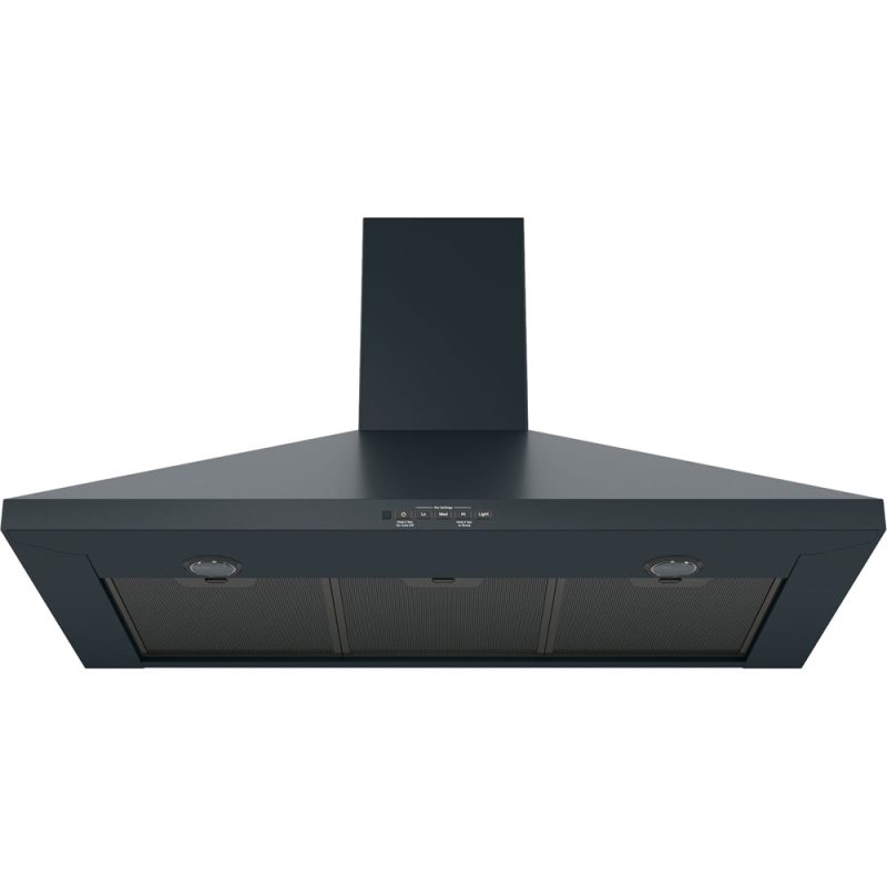 GE - 36" Convertible Range Hood - Black slate