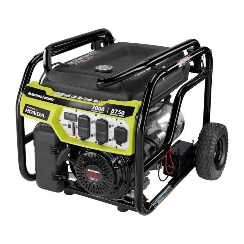 7,000-Watt Gasoline Powered Electric Start Portable Generator