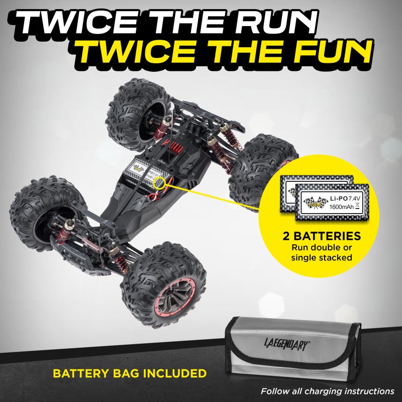 remote control car monster truck waterproof adults kids - Image 4