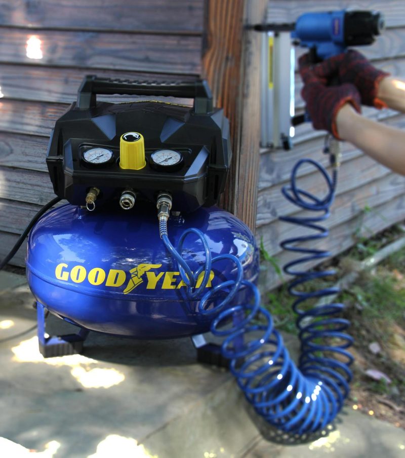 GOODYEAR 6 Gallon 175 Max Psi Portable Pancake Air Compressor， 3.0 SCFM at 90 Psi - Image 7