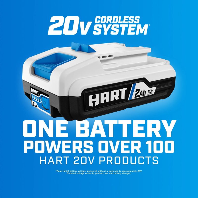 HART 20-Volt 2 Gallon Compressor Kit, (1) 4Ah Lithium-Ion Battery - Image 8