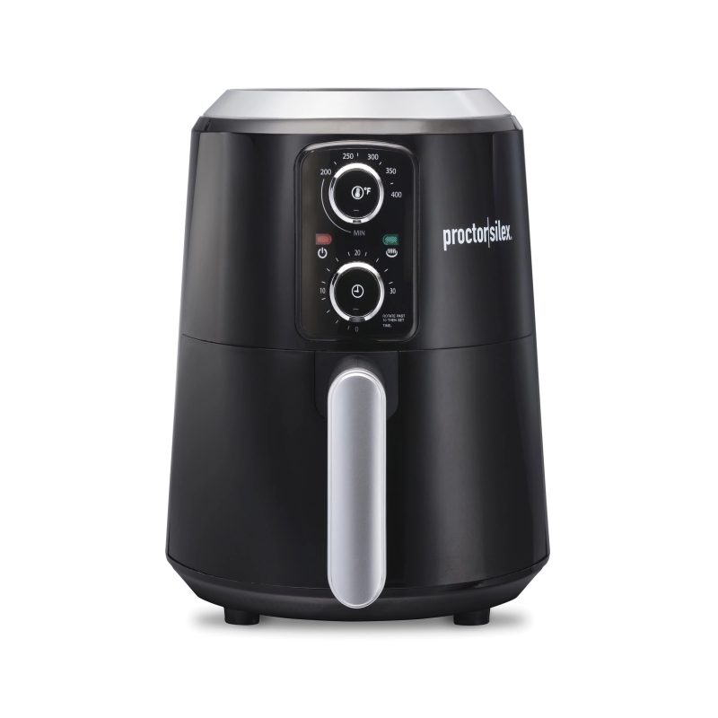 Proctor Silex Air Fryer, 3.7 Quart Capacity, Black, 35056