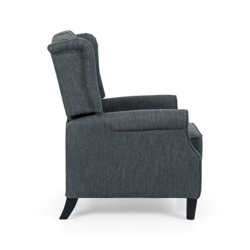 Breyon Contemporary Tufted Fabric Push Back Recliner - Image 21