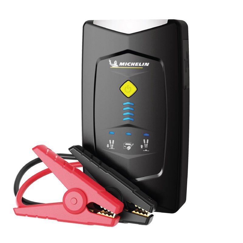 Michelin Portable Jump Starter with 10,000mAh LiFePO4 Power Bank